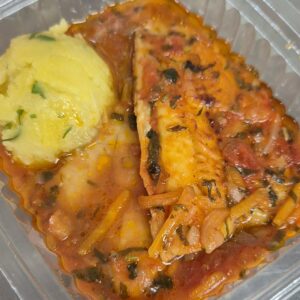 Хек филе с доматен сос 300гр